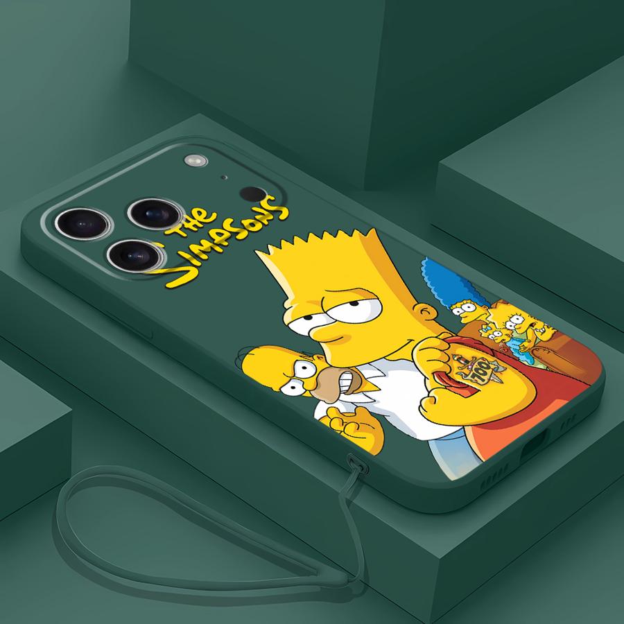 Red Bart Simpson Phone Cover C - огляд і ціна Lanyard Anime Logo