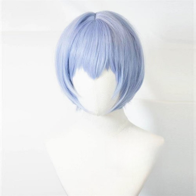 EVA Ayanami Rei cosplay wig sh - огляд і ціна Evangelion Anime Merchandise