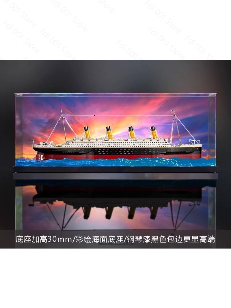 Applicable to  10294 Titanic m - огляд і ціна Figure Display Box