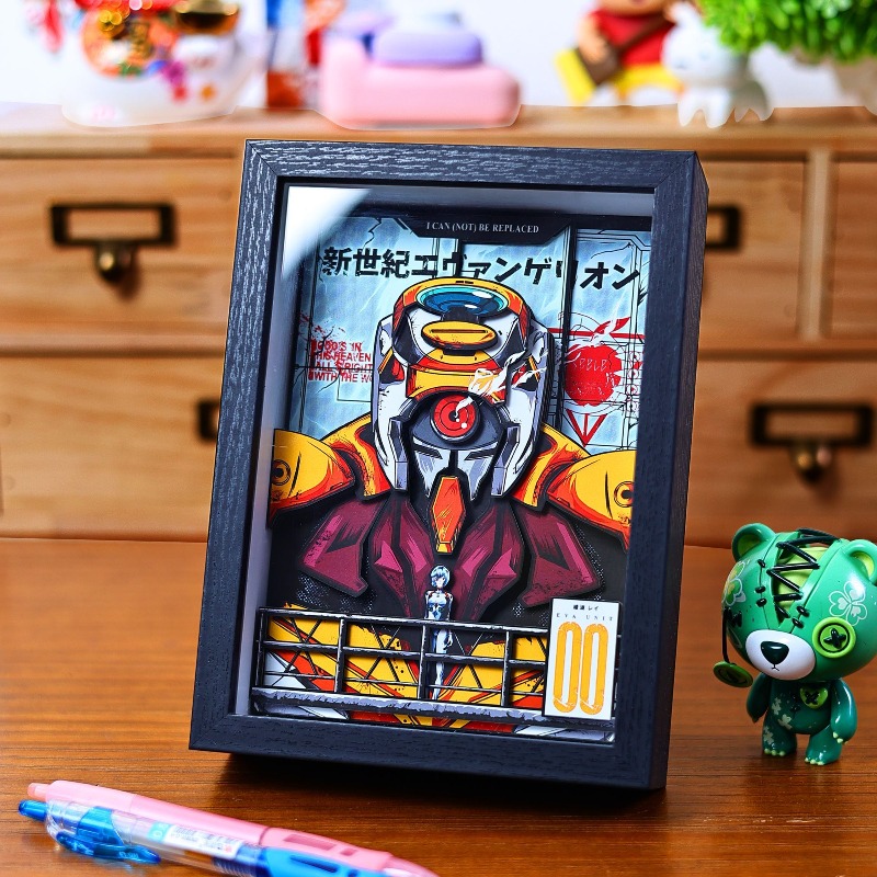 Creative EVA 3D Paper Painting - огляд і ціна Evangelion Anime Merchandise