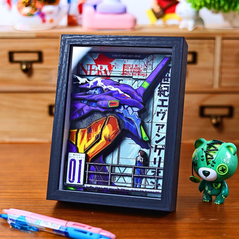 Creative EVA 3D Paper Painting - огляд і ціна Evangelion Anime Merchandise