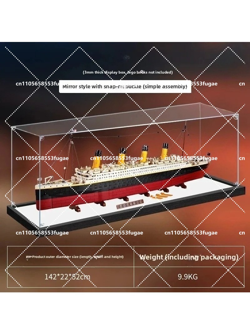 Suitable for 10294 Titanic mod - огляд і ціна Figure Display Box