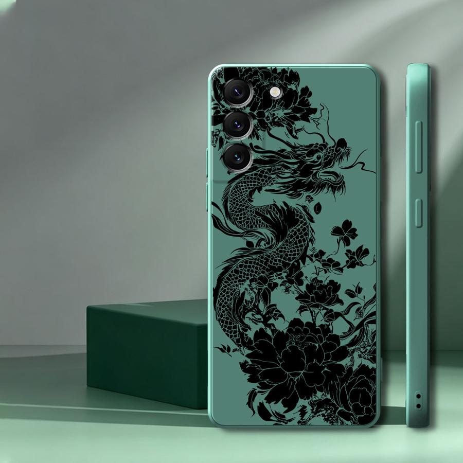 Dragon Peony Ink Phone Cover C - огляд і ціна Lanyard Anime Logo
