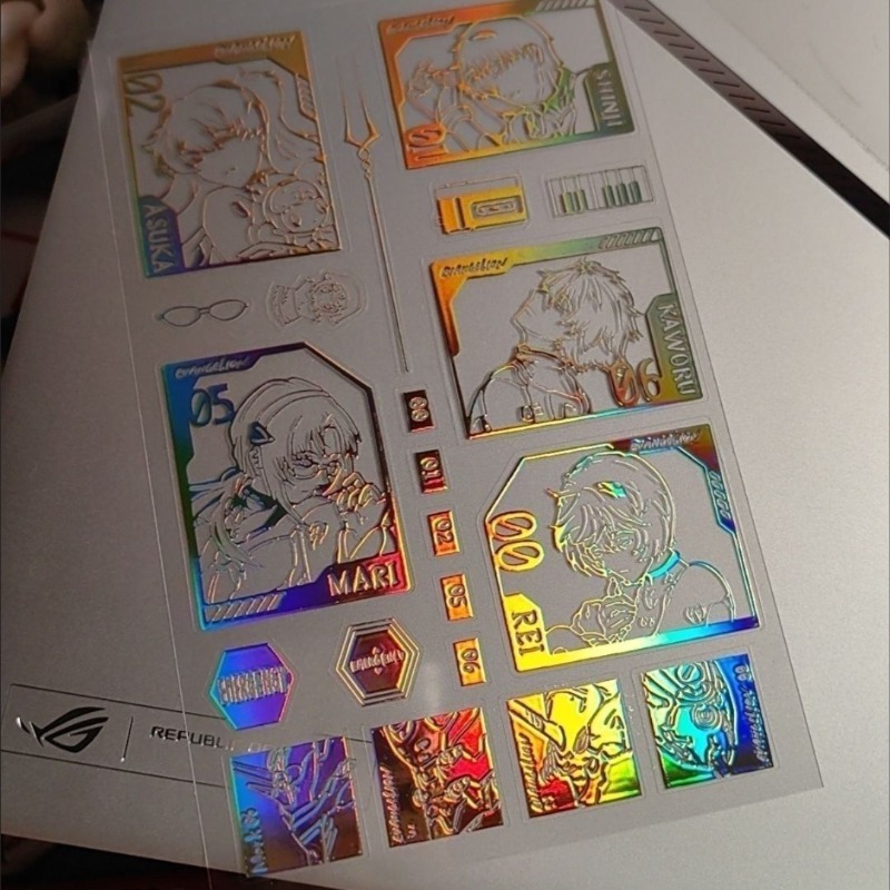 EVA Laser Sticker Shinji Rei A - огляд і ціна Evangelion Anime Merchandise